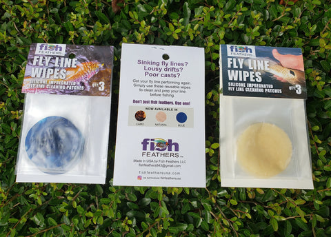Fish Feather Fly Line Wipes