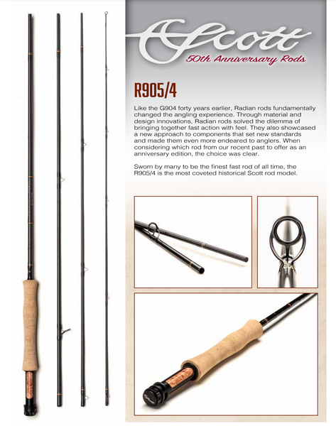 Scott 50th Anniversary Fly Rod - Radian 905