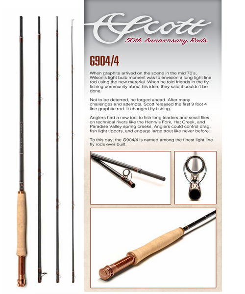 Scott 50th Anniversary Fly Rod - G 904