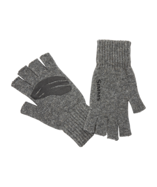 Simms Wool 1/2 Finger Glove