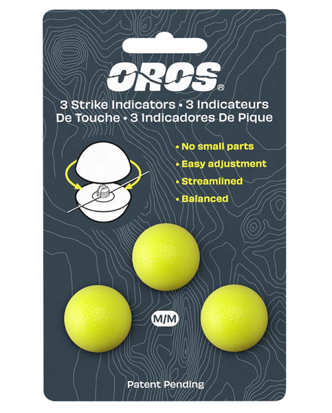 OROS Strike Indicator 3 Pack - Chartruese