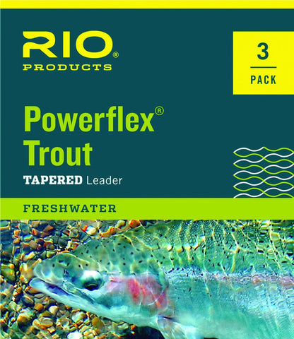 Rio Powerflex Trout Leader - 3 Pack 9ft